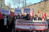 ABD Başkonsolosluğu önünde protesto gösterisi