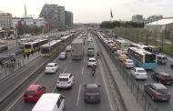 İstanbul'da trafikte yoğunluk