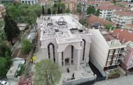 Cumhuriyet tarihinin ilk Süryani Kilisesi'nin inşaatında son durum havadan görüntülendi