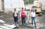 Kartal Belediye Başkanı Gökhan Yüksel, afet bölgesi Bozkurt’ta